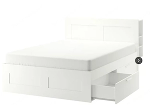 Bett inkl. Lattenrost und viel Stauraum Bild 4