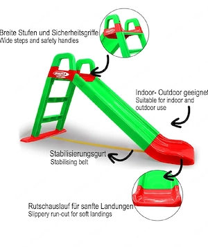 Rutsche "Funny Slide" - ab 12 Monaten 1.45 x 0.59 x 0.79 m Bild 2