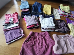 großes Herbst-  Winter Bekleidungspaket für Mädchen in Gr. 122 128 Bild 3