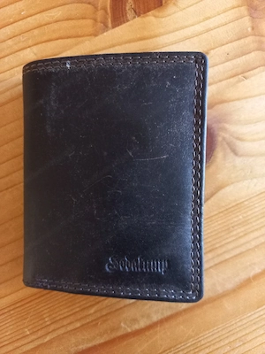Ledergeldtasche