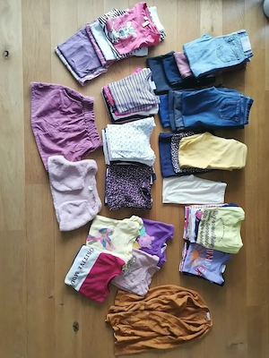 großes Herbst-  Winter Bekleidungspaket für Mädchen in Gr. 122 128 Bild 1