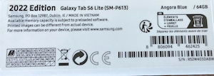 Samsung Galaxy Tab S 6 Lite Angora Blue 64 GB Bild 2