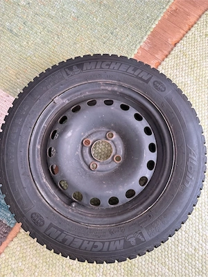 4 Michelin Alpin A4 Winterreifen auf Stahlfelgen   175 65 R14   DOT 2024 Bild 4