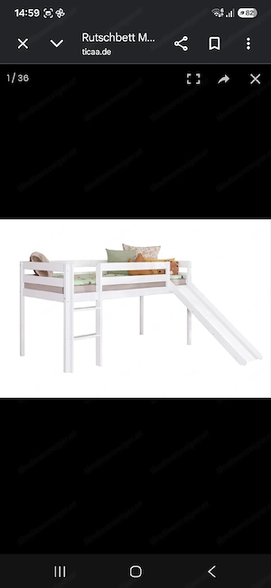 Hochbett gut erhalten Bild 2
