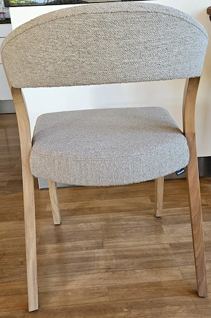 3 Voglauer Designer-Esszimmerstühle   Massivholz & Stoff (Wie neu) Bild 3
