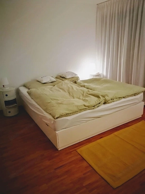 IKEA NORDLI Doppelbett 180x200 weiß mit 6 Schubladen + 2 Matratzen Bild 4