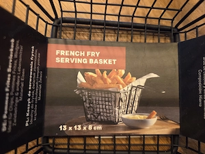  Praktischer Servierkorb für Pommes & Snacks Bild 2
