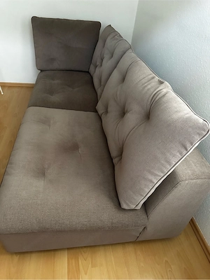 Braune Couch Bild 4