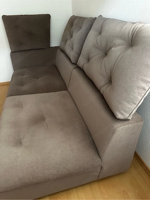Braune Couch Bild 3