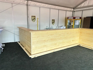 Holz-Bierbar   Tresen   Theke Bild 3