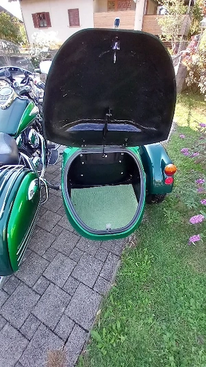 Kawasaki VN1500 mit Beiwagen - außergewöhnliches Motorradgespann! Bild 3