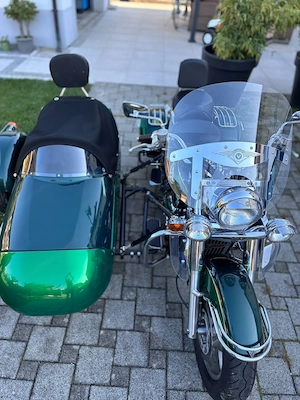 Kawasaki VN1500 mit Beiwagen - außergewöhnliches Motorradgespann! Bild 5