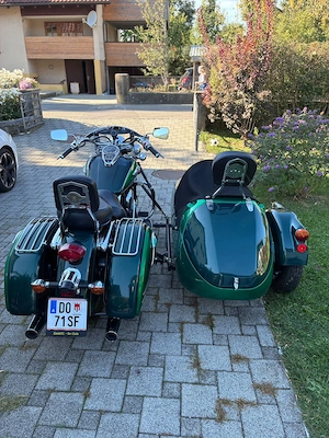 Kawasaki VN1500 mit Beiwagen - außergewöhnliches Motorradgespann! Bild 2