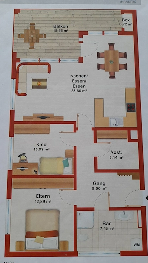 Helle Wohnung mit schönem Balkon in Lustenau zu verkaufen Bild 8