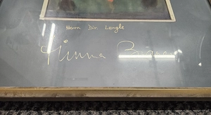 Gerahmter Kunstdruck   Lithografie   Timna Brauer (Frau mit Zöpfen) Bild 4