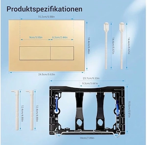 WC Drückerplatte Bild 2