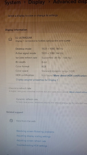 LG UltraGear Gaming-Monitor   1080p | 144Hz | G-Sync & FreeSync kompatibe Bild 2