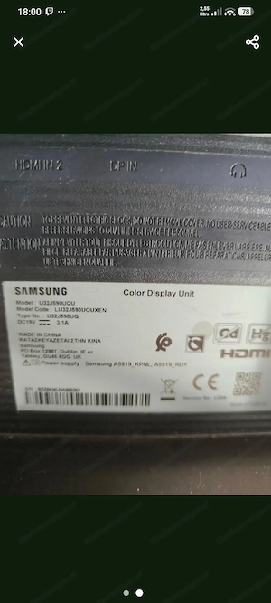 Samsung Monitor 4k Bild 2
