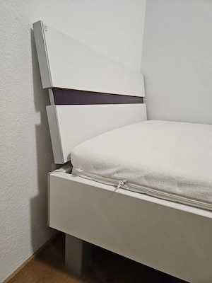Bett mit Lattenrost und Matratze 120 200  Bild 2