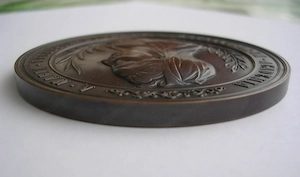 Franz Josef I., Bronzemedaille 1870, Bergakademie Schemnitz Bild 2