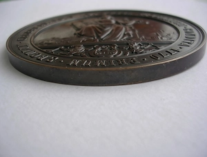 Franz Josef I., Bronzemedaille 1870, Bergakademie Schemnitz Bild 5