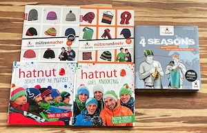 5 Handarbeitsbücher von myboshi und hatnut