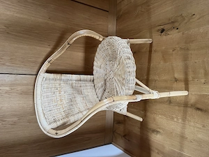 Stuhl Rattan Bild 2