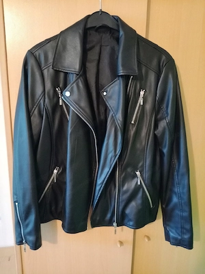 Damen Lederjacke Kunstleder  Bild 2