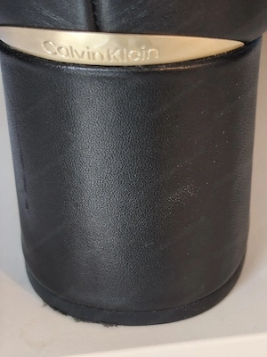 Schwarze Damen-Stiefeletten aus Wildleder und Leder Calvin Klein neu  Bild 2