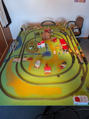 Zug  Modelleisenbahn Anlage Kleinbahn Lima Bild 4