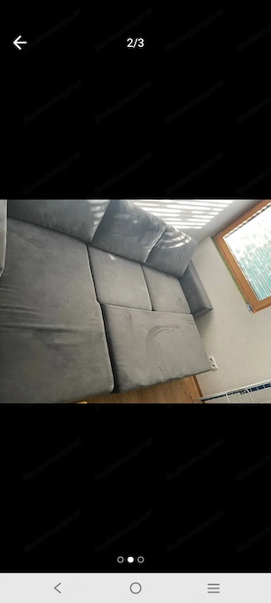 L Couch mit Bettfunktion und Stauraum Preis vhb Bild 2