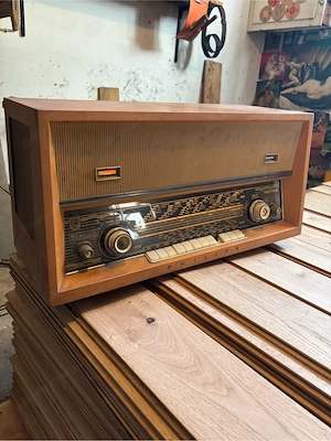 Vintage Philips Premiere Röhrenradio um 1962   Bastler   Deko Bild 2