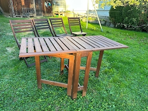 Gartentisch + Stühle Bild 2