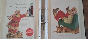 Sammlung Coca Cola Werbung Reklame 1952-1972 Papierwerbung USA Getränke Bild 3
