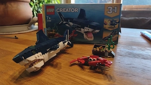 Lego Creator 3 in 1 Meerestiere, inkl. Pläne und Verpackung Bild 2