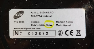 Stöckli Maronibrater , elektrisch Bild 5