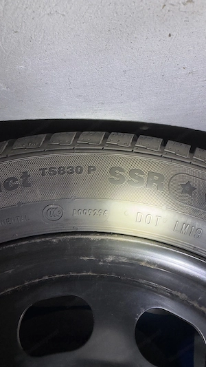 4 Winterräder 195 55 R16 Continental Runflat, 6 7 mm Profil Bild 8
