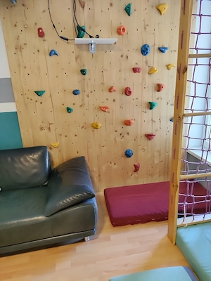 Kletterwand, Klettergerüst, Sprossenwand  Bild 2