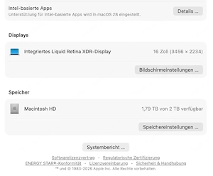Apple MacBook Pro 16 M5 Max  64 GB RAM  2 TB SSD  Silber Bild 7