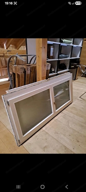 Holz Fenster 2 fach Verglasung  Bild 2