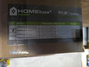 zu verkaufen Growbox und Belüftung Bild 2