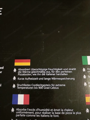 Pizzastein für Ofen und Grill Bild 5