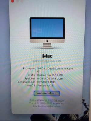 iMac retina 4k Bild 2