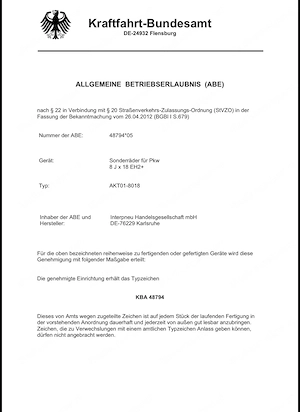VW Passat, Golf, Skoda, Felgen 18  mit Sommerreifen  Bild 5
