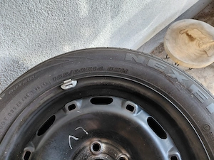 4 stk. Sommerreifen 185 60 14 mit felgen skoda fabia Bild 3