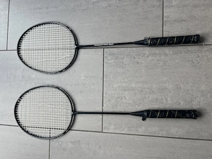 Badminton Set 2 Schläger Freizeit Outdoor