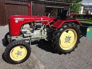 Steyr T84e, Bj. 1961, Schnellgang, Hubwerk, Wendegetriebe, restauriert. Bild 5