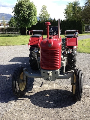 Steyr T84e, Bj. 1961, Schnellgang, Hubwerk, Wendegetriebe, restauriert. Bild 4