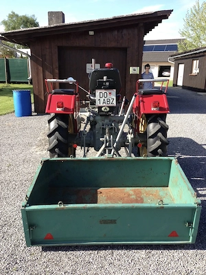 Steyr T84e, Bj. 1961, Schnellgang, Hubwerk, Wendegetriebe, restauriert. Bild 2