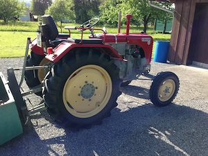 Steyr T84e, Bj. 1961, Schnellgang, Hubwerk, Wendegetriebe, restauriert. Bild 3